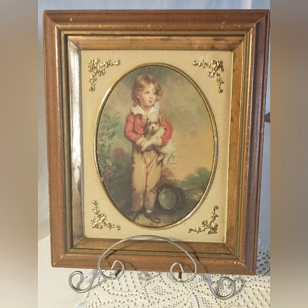 Vintage Framed Print "Master Simpson" by Arthur William Devis